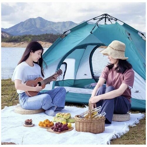 фото Палатка xiaomi hydsto one-click automatic inflatable instant set-up tent (yc-cqzp02) изумрудно-зеленый