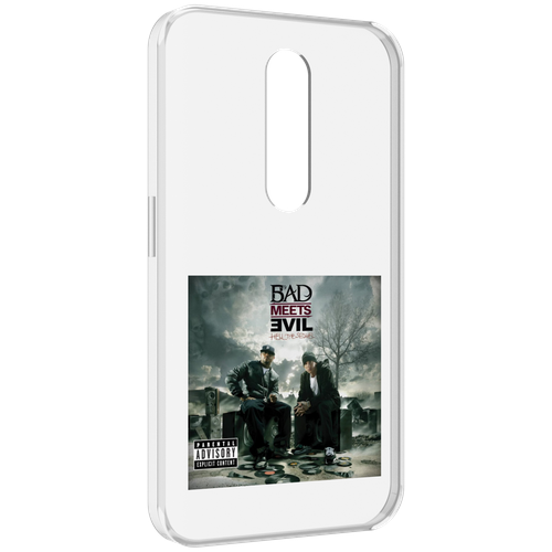 Чехол MyPads Eminem BAD MEETS EVIL – HELL THE SEQUEL для Motorola Moto X Force (XT1585 / XT1581) задняя-панель-накладка-бампер чехол mypads eminem bad meets evil – hell the sequel для motorola moto x30 pro задняя панель накладка бампер