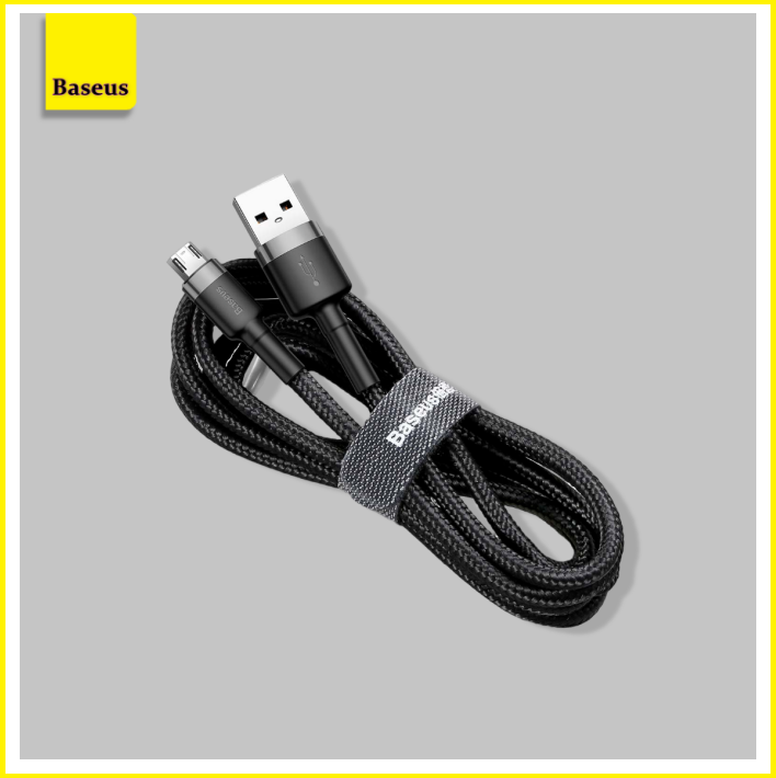 Аксессуар Baseus Cafule Cable USB - MicroUSB 1.5A 2m Grey-Black CAMKLF-CG1