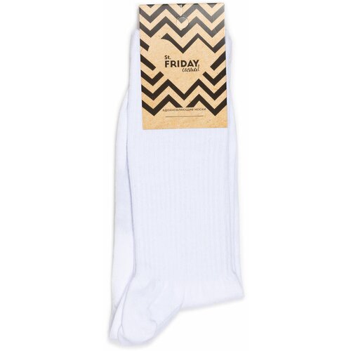 Носки St. Friday, размер 38-41, белый носки st friday классические размер 38 41 белый