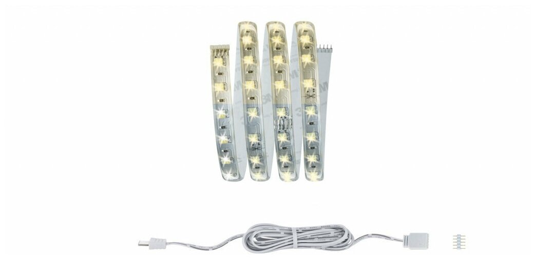 Мебельный светильник лента Paulmann Clever Connect LED 6.5Вт 2700-6500K 12В 1м Прозрачный 99972