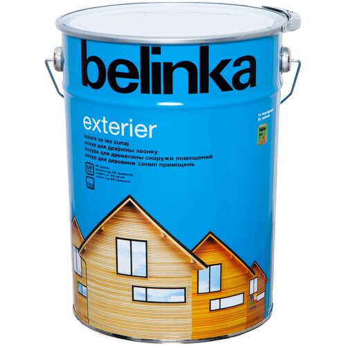 Belinka пропитка EXTERIER, 10 л, 73 сметаново-белый лазурь belinka exterier 64 10 л