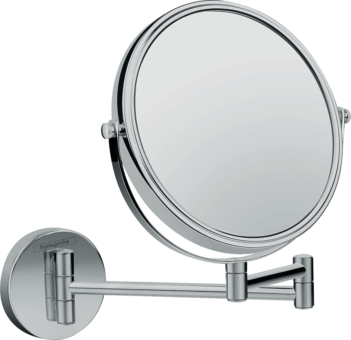 Косметическое зеркало hansgrohe Logis Universal с трехкратным увеличением 73561000, хром