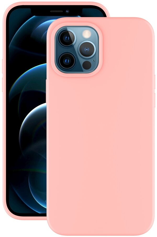 Чехол (клип-кейс) DEPPA Gel Color, для Apple iPhone 12 Pro Max, розовый [87759] - фото №1