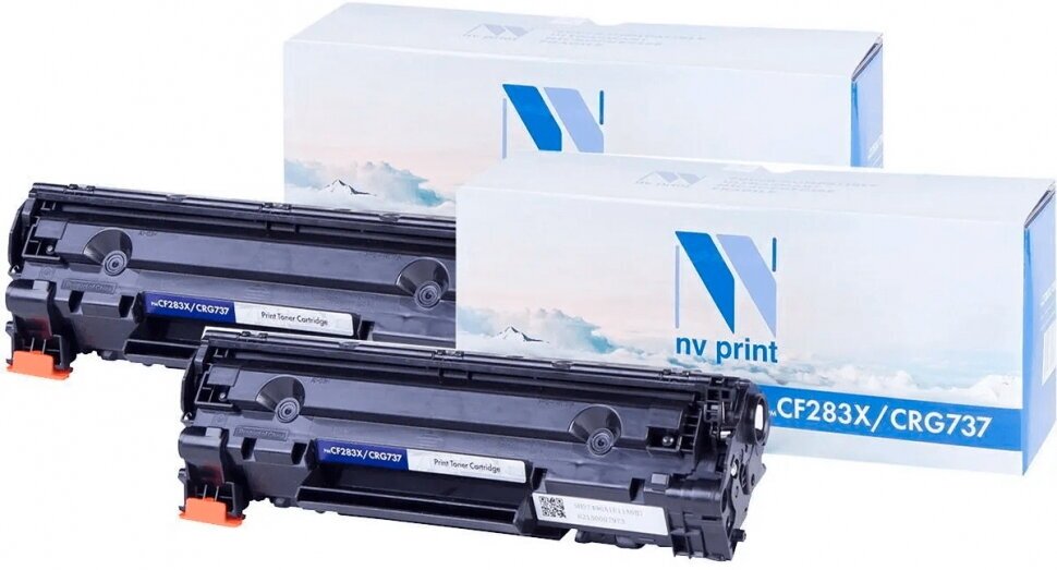 Набор картриджей NV-Print NV-CF283X/737-SET2 2200стр Черный