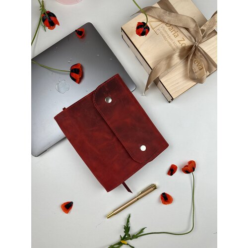 Кожаный ежедневник органайзер подарочный в коробке блокнот кожаный подарочный