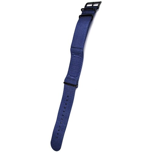 Ремешок traser, текстиль, плетеная, матовая фактура, застежка пряжка, водонепроницаемый, синий