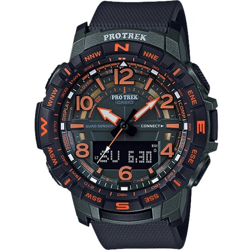 Наручные часы CASIO Pro Trek 47137, черный, зеленый наручные часы casio pro trek 78861 серый серебряный