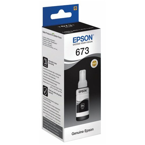 Чернила Epson C13T67314A, для Epson L1800, Epson L800, Epson L805,  Epson L810, Epson L850, черный, 1800 стр., 70 мл, 1 цвет