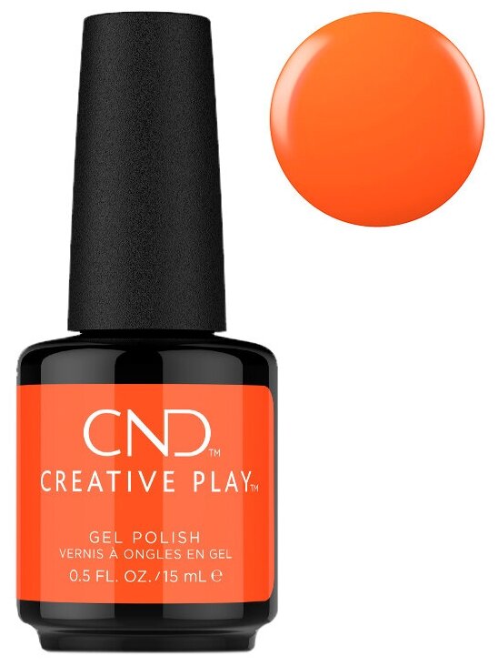 - CND Creative Play Gel Polish, Orange Pulse 526