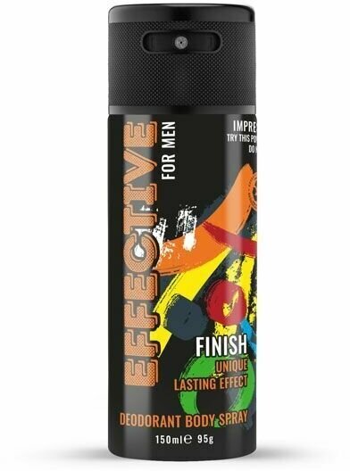 LARA Дезодорант для мужчин EFFECTIVE NEW FINISH, 150 мл