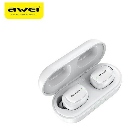 Наушники беспроводные Awei T13 Pro белый 119000₽