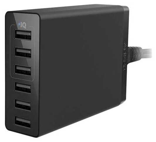 Зарядное устройство Anker 6xUSB 60W Black A2123L12