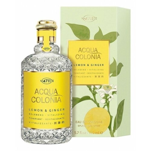 4711 одеколон Acqua Colonia Lemon & Ginger, 100 мл диффузор наполнитель ginger имбирь и лайм 100 мл