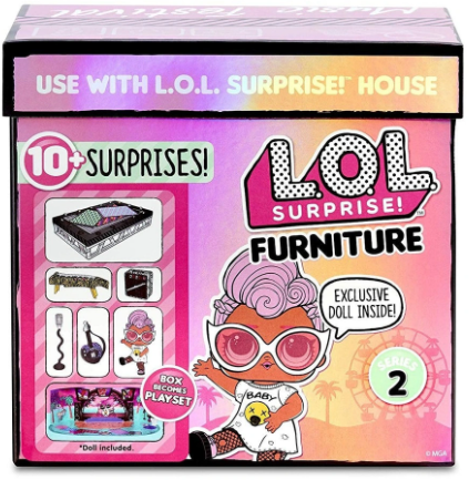 (музыкальный концерт) Игровой набор L.O.L. Surprise Furniture Music Festival with Grunge Grrrl, Серия 2, 564935