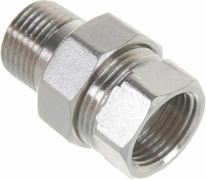 Прямой сгон американка Valtec 1/2" внутренняя/наружная 3шт