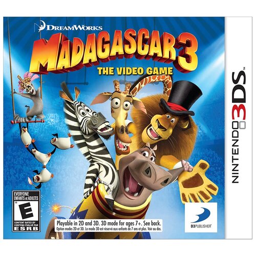 Игра Madagascar 3 для Nintendo 3DS