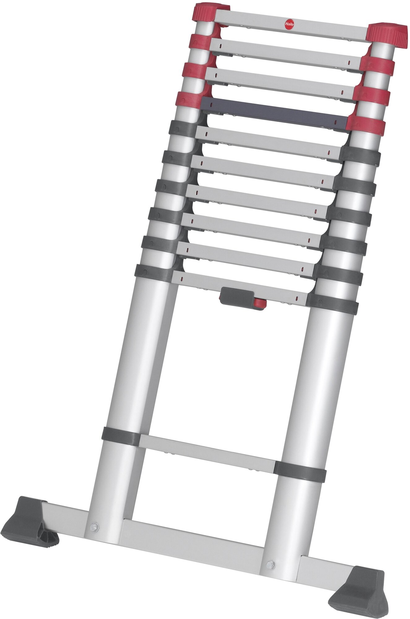 Лестница-стремянка Hailo, серия T80 FlexLine 320, телескопическая, алюминиевая, 11 ступеней, арт. 7113-111