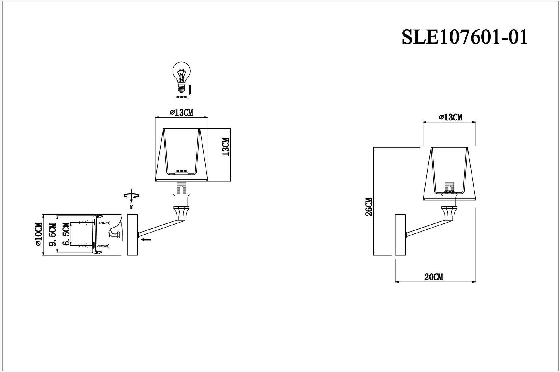 Светильник Evoluce GRINDA SLE107601-01 - фото №3