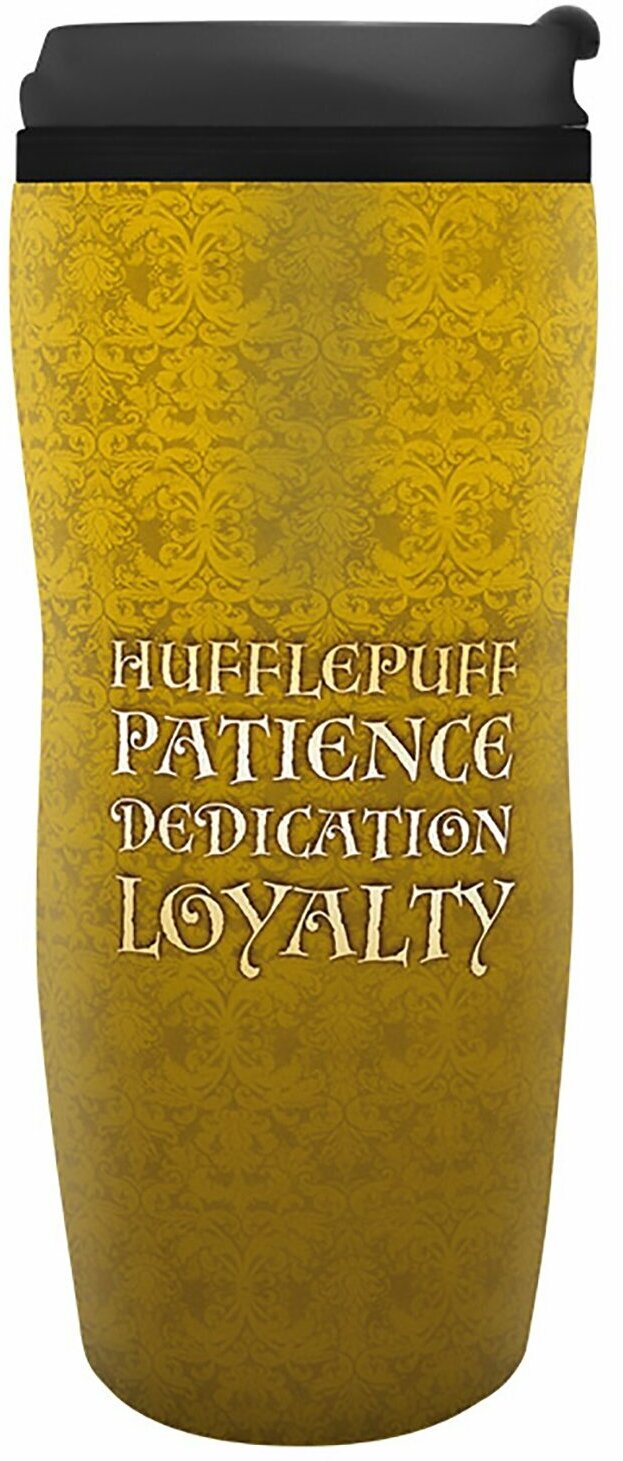 Кружка-термос Harry Potter Hufflepuff Travel mug 355 ml ABYTUM024 - фотография № 4