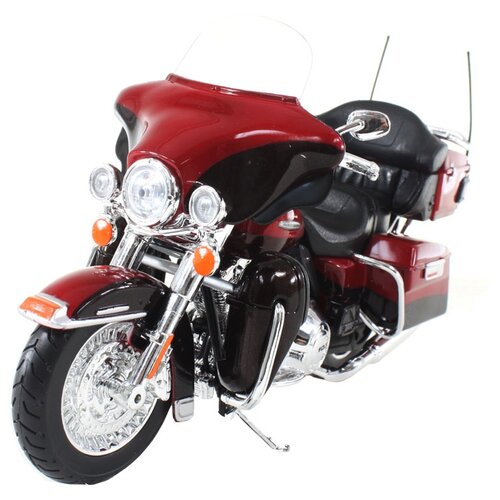 Мотоцикл Maisto Harley Davidson FLHTK Electra Glide (32323) 1:12, 18 см, красный мотоцикл maisto harley davidson flhrc road king сlassic 2013г 32322 1 12 18 см черный