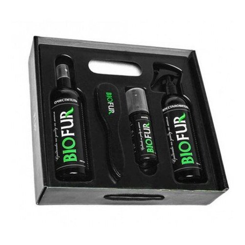 фото Средство для чистки изделий из меха biofur professional, набор