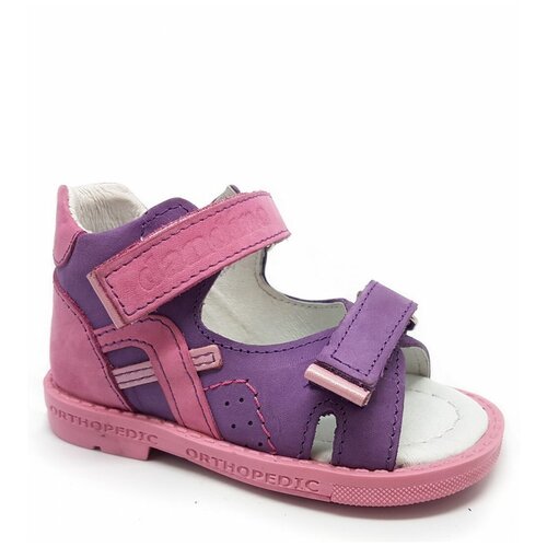фото Сандалии dandino размер 20, розовый/фиолетовый