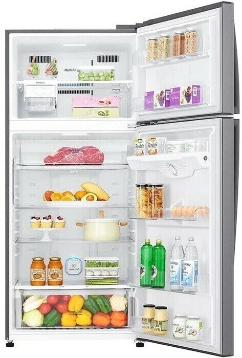 Холодильник LG GN-H702HMHU silver - фотография № 5