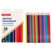 Пластиковые цветные карандаши 18 цветов, ErichKrause Basic, шестигранные