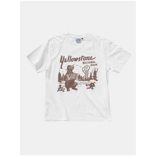 Футболка Carne Bollente, хлопок, размер S, белый