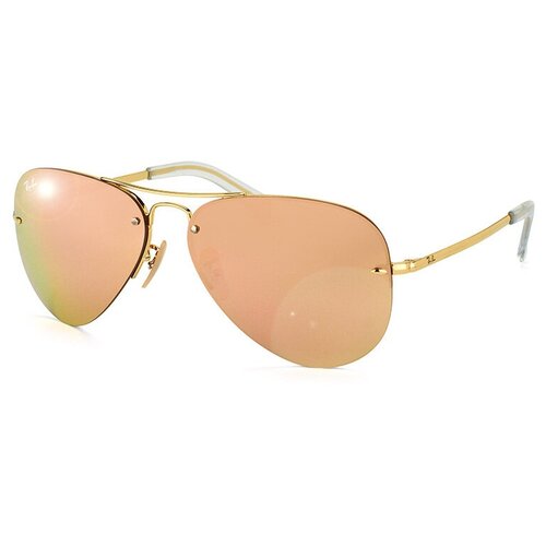 солнцезащитные очки ray ban золотой бесцветный Солнцезащитные очки Ray-Ban, золотой, бесцветный