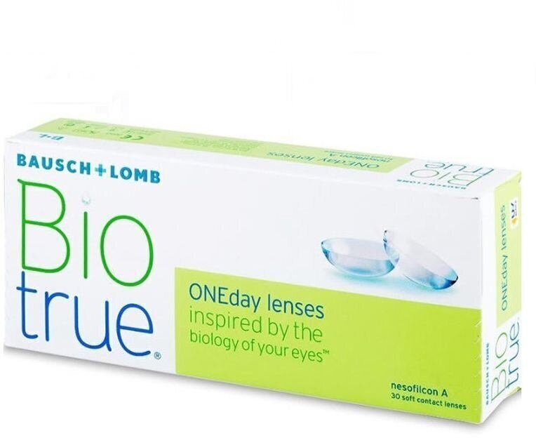 Контактные линзы Bausch & Lomb Biotrue ONEday, 30 шт., R 8,6, D -5, 1 уп.