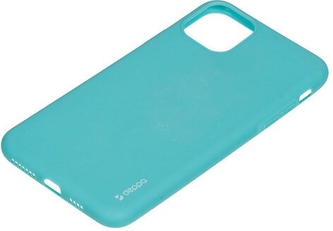 Чехол (клип-кейс) DEPPA Gel Color Case, для Apple iPhone 11 Pro Max, мятный [87249] - фото №3