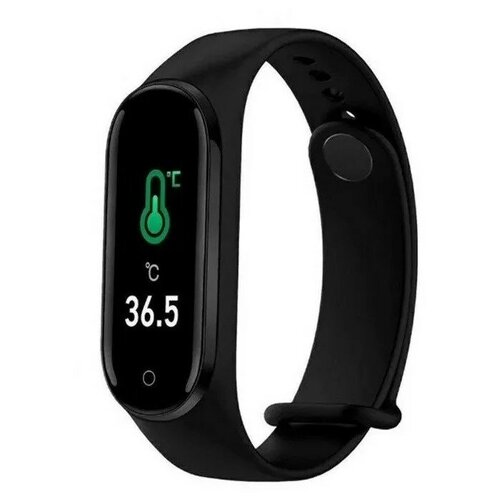 Фитнес браслет ZTX M4 PRO смарт браслет с измерением давления и пульсометром умный браслет с экраном с черным ремешком 75000₽