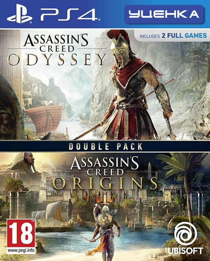 PS4 Assassin's Creed Одиссея + Assassin's Creed Истоки.