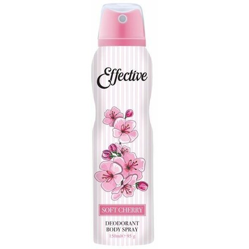 LARA Дезодорант для женщин EFFECTIVE NEW SOFT CHERRY, 150 мл