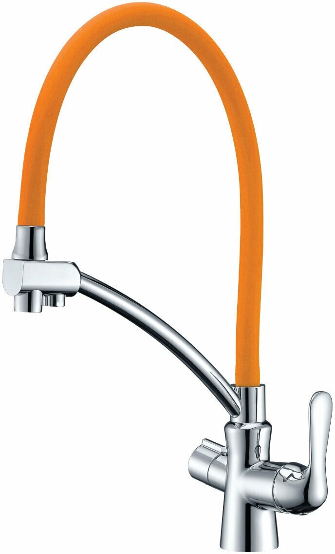 Смеситель Lemark Comfort LM3070C-Orange для кухни с подключением к фильтру с питьевой водой