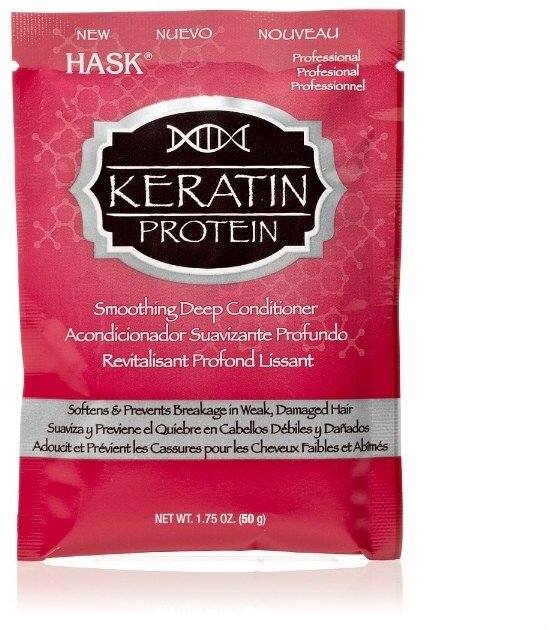 Hask Кондиционер для придания гладкости волосам с протеином Кератина Keratin Protein Smoothing Deep Conditioner 50 мл 1 шт