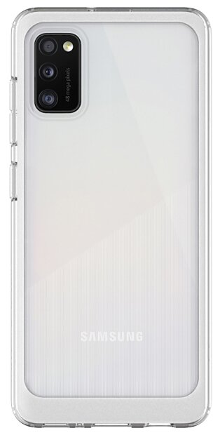 Чехол (клип-кейс) SAMSUNG araree M cover, для Samsung Galaxy M21, прозрачный [gp-fpm215kdatr] - фото №1