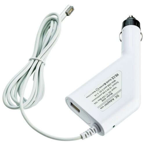 Автомобильное зарядное устройство для ноутбуков Apple 18.5V 4.6A (magsafe L) 85W