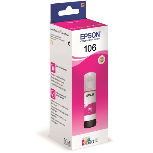 Чернила Epson C13T00R340, 5000 стр, пурпурный картридж epson c13t945340 5000 стр пурпурный