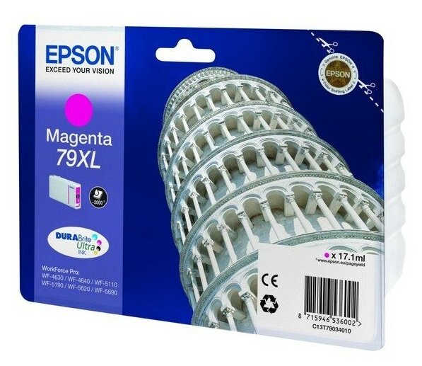 Картридж Epson Magenta/Пурпурный повышенной емкости T7903