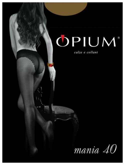 Колготки  Opium Mania, 40 den, размер 2, коричневый