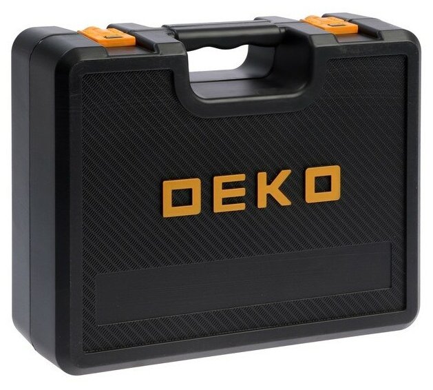 Дрель-шуруповерт аккумуляторная DEKO DKCD12FU-Li в кейсе + набор 63 инструмента для дома, 12В, 2х2.0 Ач - фотография № 12