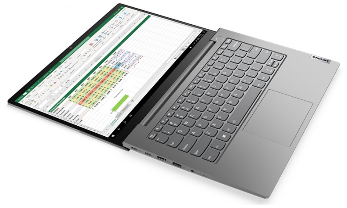 14 Ноутбук Lenovo ThinkBook 14 G2 ITL Intel Core i5-1135G7 24 ГГц RAM 8 ГБ SSD 256 ГБ Intel Iris Xe Graphics
