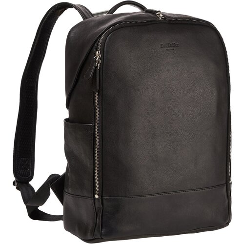 фото Рюкзак dr.koffer, натуральная кожа, черный