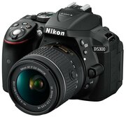 Фотоаппарат Nikon D5300 Kit AF-P DX 18-55mm F/3.5-5.6G VR, черный