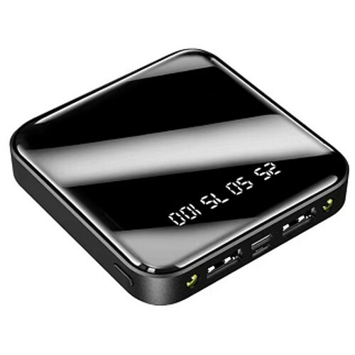 Внешний аккумулятор SMART с дисплеем сверхкомпактный быстрая зарядка 20000 mAh Power bank черный 145000₽