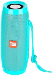 Портативная акустика T&G TG157 CN, 10 Вт, бирюзовый