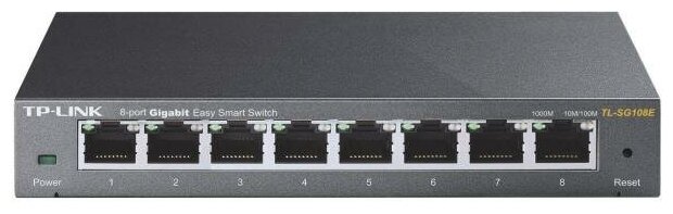 Коммутатор TP-LINK TL-SG108PE управляемый 8 портов 10/100/1000Mbps